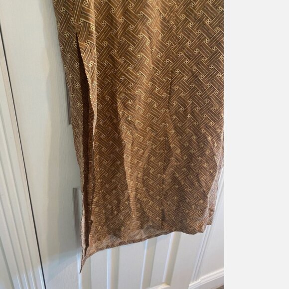 ANNE PINKERTON KAFTAN STYLE BUTTON UP DRESS 100% SILK ~ SMALL - Picture 5 of 7